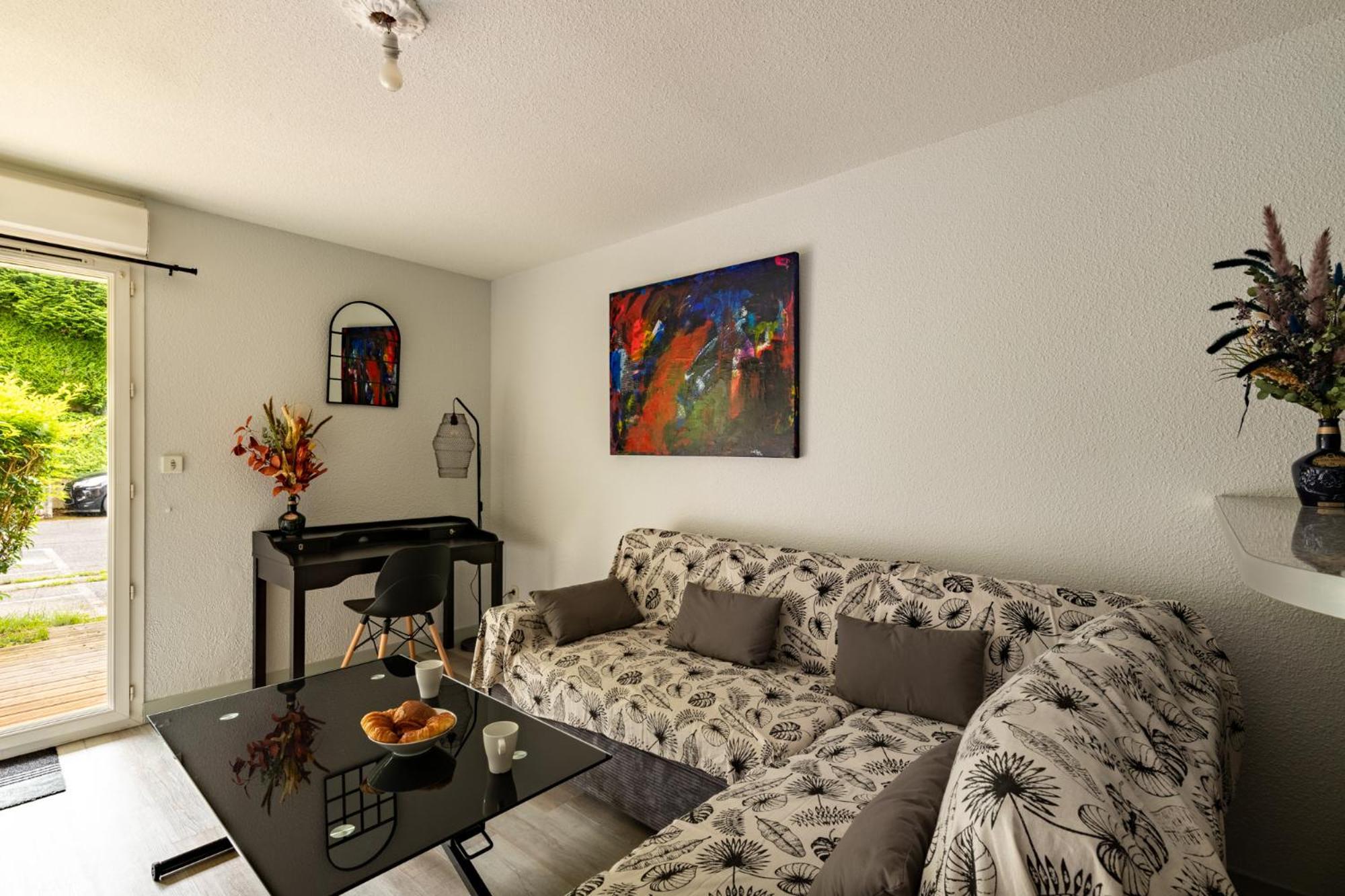 Appartment T2 A Lourdes Bagian luar foto